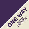 Picture of COVID-19 One Way Block Sign