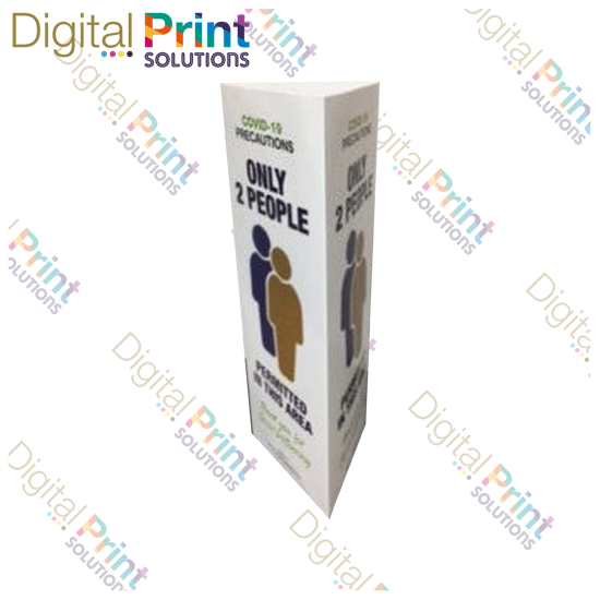 Picture of Table Topper - 105mm x 290mm, 3 sided