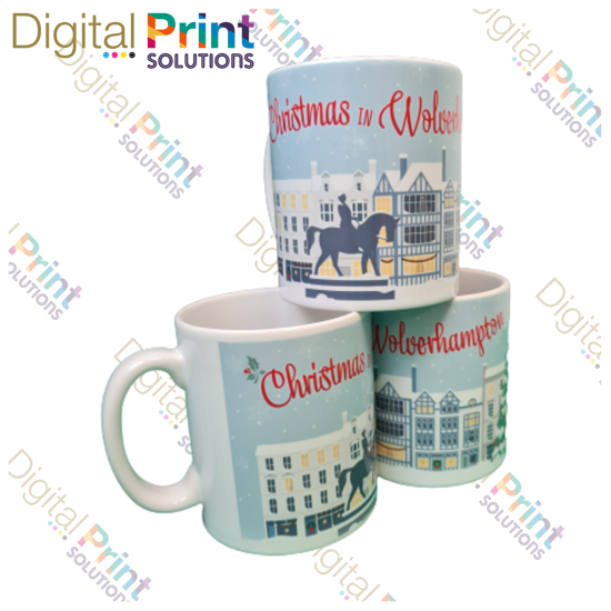 Picture of Christmas in Wolves Mug