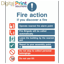 Picture of FIRE ACTION TEMPLATE 1