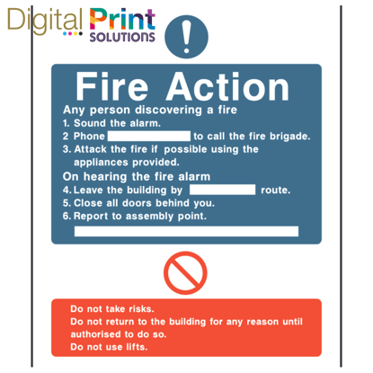 Picture of FIRE ACTION TEMPLATE 3