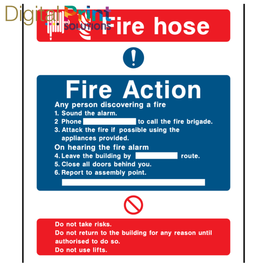 Picture of FIRE ACTION TEMPLATE 5