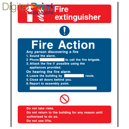 Picture of FIRE ACTION TEMPLATE 7