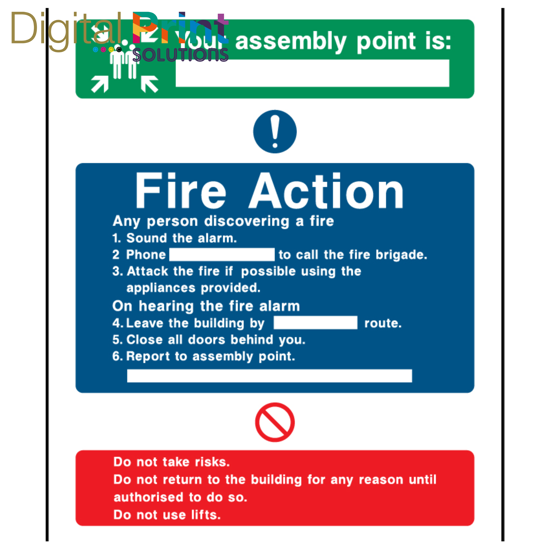 Picture of FIRE ACTION TEMPLATE 8
