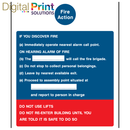 Picture of FIRE ACTION TEMPLATE 9