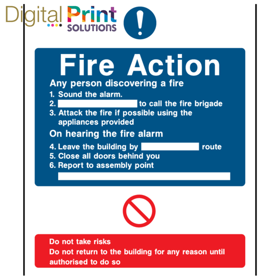 Picture of FIRE ACTION TEMPLATE 18