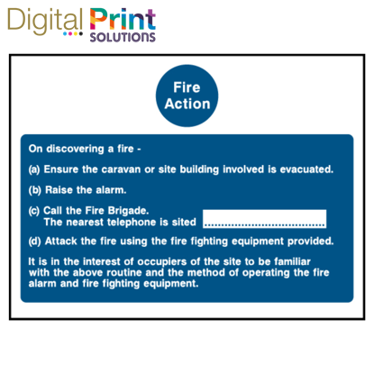 Picture of FIRE ACTION TEMPLATE 20