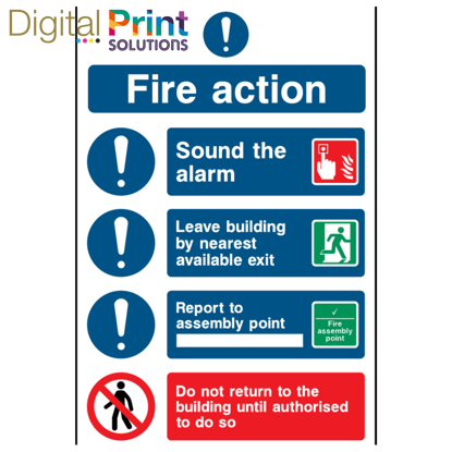 Picture of FIRE ACTION TEMPLATE 23