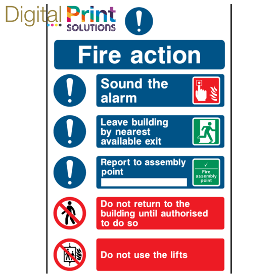 Picture of FIRE ACTION TEMPLATE 24