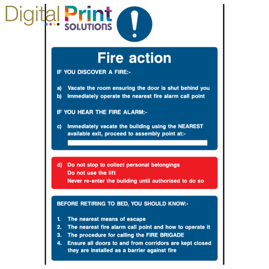 Picture of FIRE ACTION TEMPLATE 27