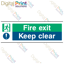 Picture of FIRE EXIT Sign 48