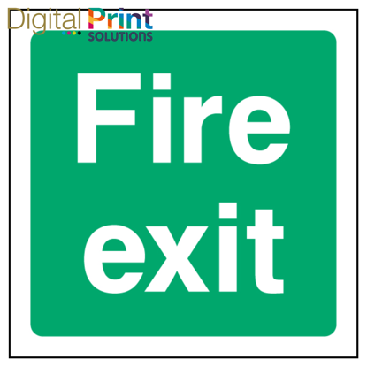 Picture of FIRE EXIT Sign 60