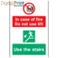 Picture of FIRE EXIT Sign 81