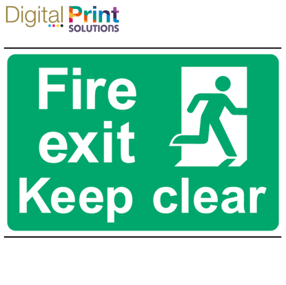 Picture of FIRE EXIT Sign 86