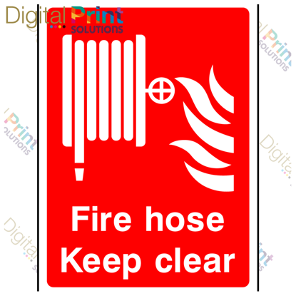 Picture of FIRE HOSE KEEP CLEAR