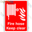 Picture of FIRE HOSE KEEP CLEAR