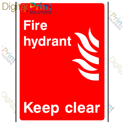 Picture of FIRE HYDRANT KEEP CLEAR