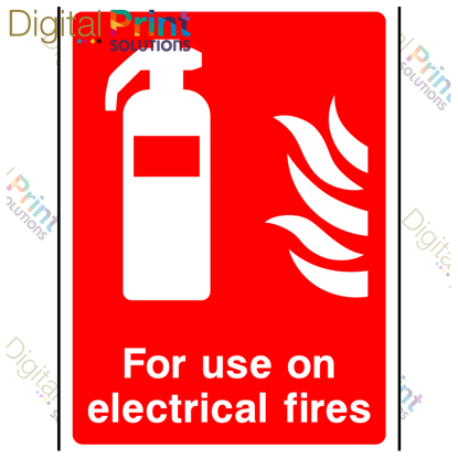 Picture of FOR USE ON ELECTRICAL FIRES