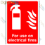 Picture of FOR USE ON ELECTRICAL FIRES