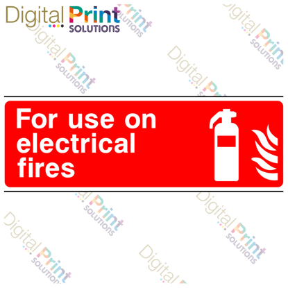 Picture of FOR USE ON ELECTRICAL FIRES 2