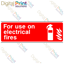 Picture of FOR USE ON ELECTRICAL FIRES 2
