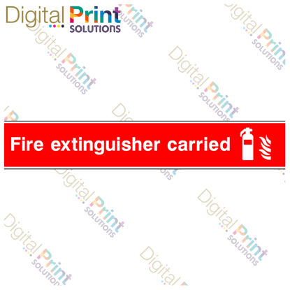Picture of FIRE EXTINGUISHER CARRIED