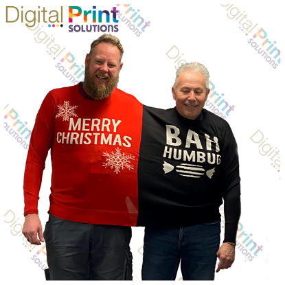 Picture of Double Merry Christmas/Bah Humbug Christmas Jumper (Adults)