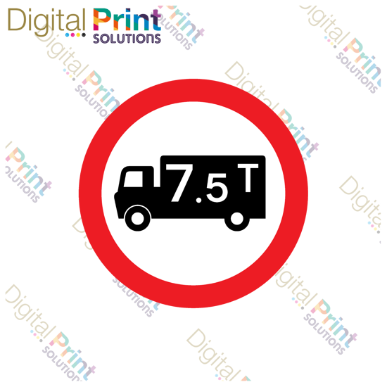 Picture of 7.5-tonne weight restriction for goods vehicles