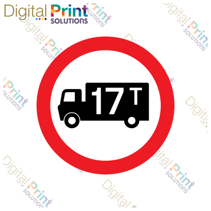 Picture of 17-tonne weight restriction for goods vehicles