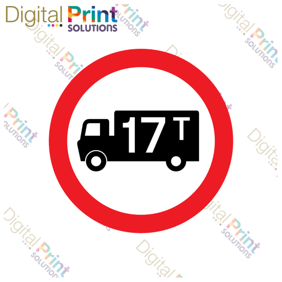 Picture of 17-tonne weight restriction for goods vehicles