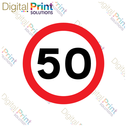 Picture of 50mph Limit
