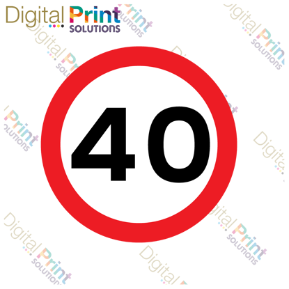 Picture of 40mph Limit