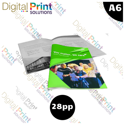 Picture of A6 28pp F/C + B/W Booklet