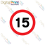 Picture of 15mph Limit