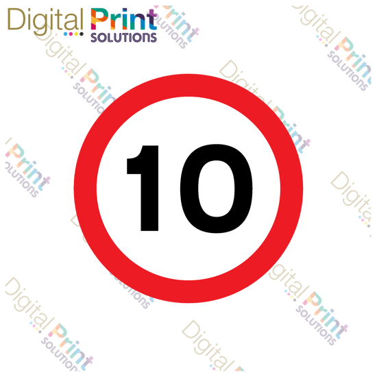 Picture of 10mph Limit