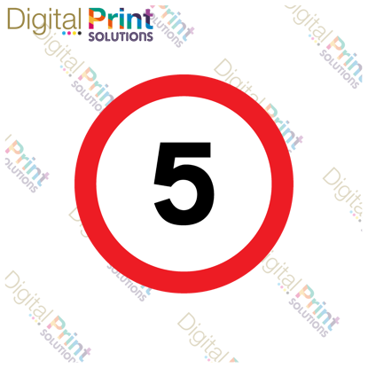 Picture of 5mph Limit