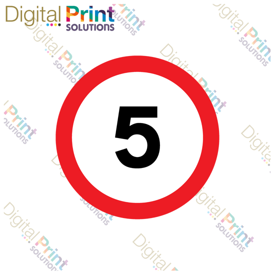 Picture of 5mph Limit