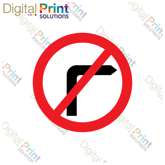 Picture of No right turn