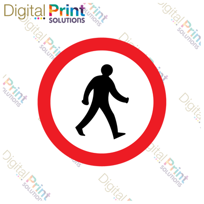 Picture of Pedestrians Prohibited