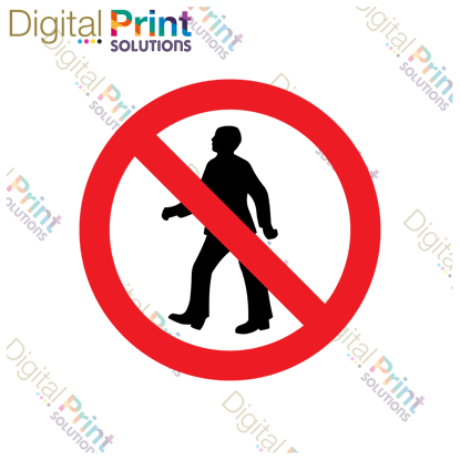 Picture of No Pedestrians