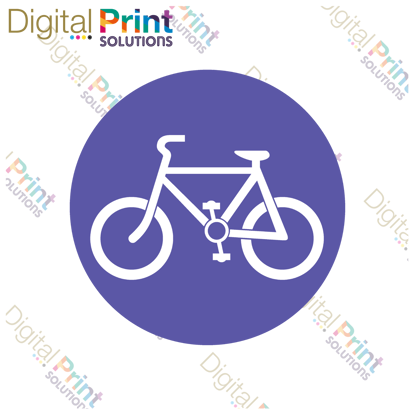 Picture of cycling is prohibited