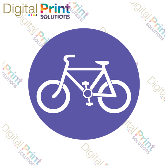 Picture of cycling is prohibited