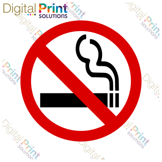 Picture of No Smoking label